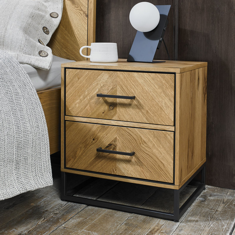 Zeppelin 45.7cm W Bedside Table