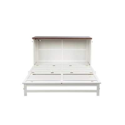 Armoire lit escamotable avec tiroir de rangement et station de charge Murphy