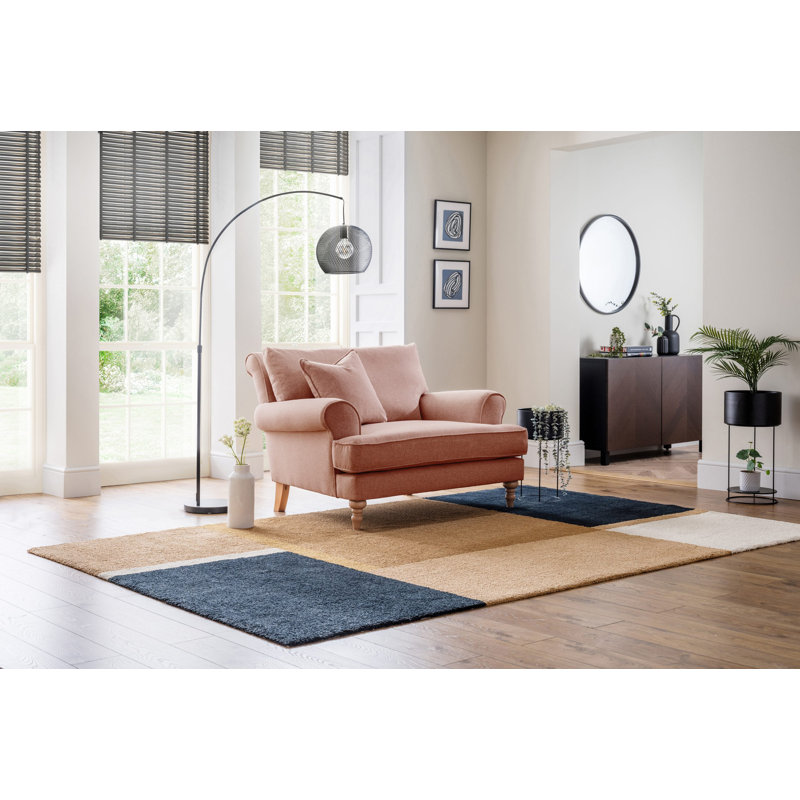 Adama Upholstered Accent Chairs, Orange