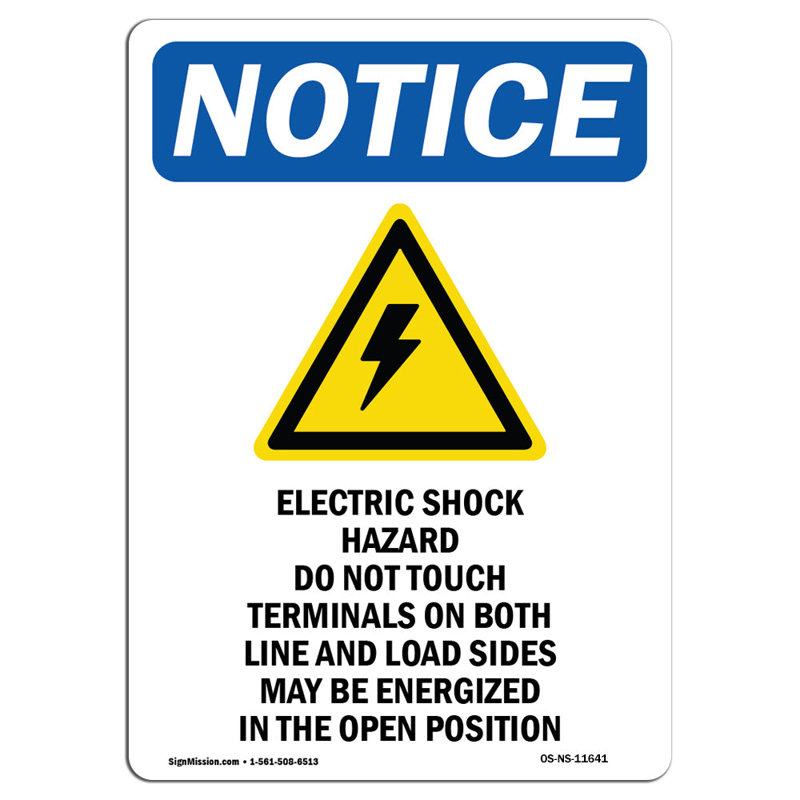 Electric Shock Hazard Sign