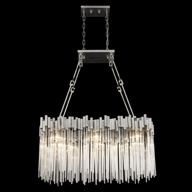 Matrix Linear Pendant - 13"D x 48.25"W x 31.5"H- Rainy Night, Rainy Night, 8