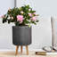 Ribbed Cylinder Planter with Feet-1753896809-1753896807