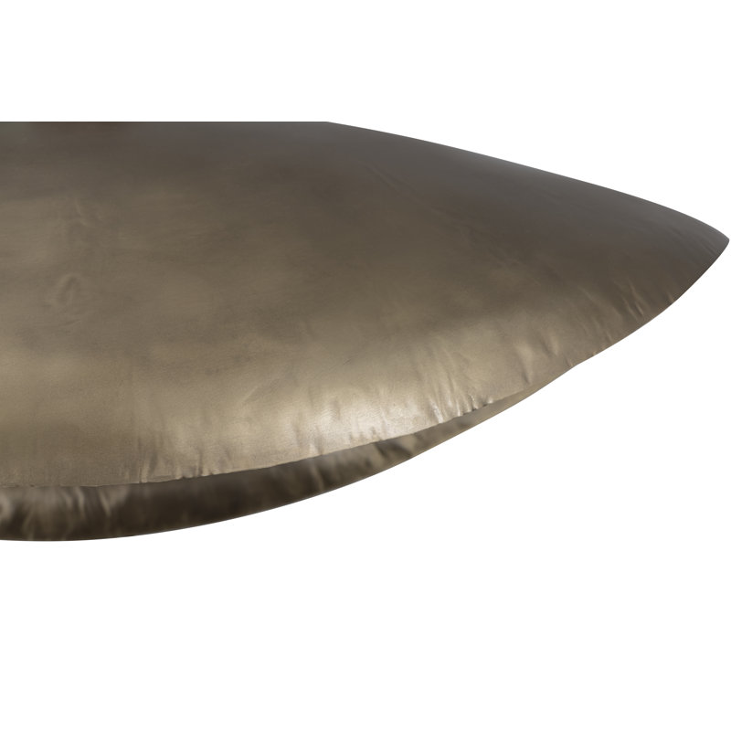 Luminaire suspendu en laiton antique Rouveroy, H 90 po x l 29,25 po, 1 lumière