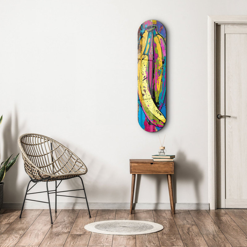 Peinture décorative en verre trempé