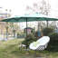 Parasol extérieur double face de 4,5 m (14,8 pi). Grand modèle rectangulaire avec mécanisme d'ouverture manuel. Convient au jardin, à la piscine et à la cour. Grand parasol avec manivelle pratique pour une agréable protection solaire dans la cour arrière.