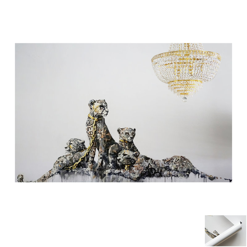 Print on Canvas, Black Floater Framed, 20 cm H x 30 cm W