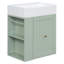 Meuble-lavabo de 20 pouces avec lavabo et rangement en céramique-2115209853