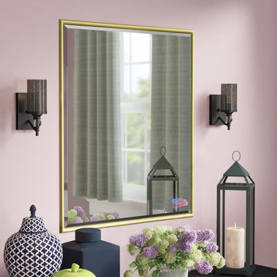 Derosier Metal Flat Wall Mirror