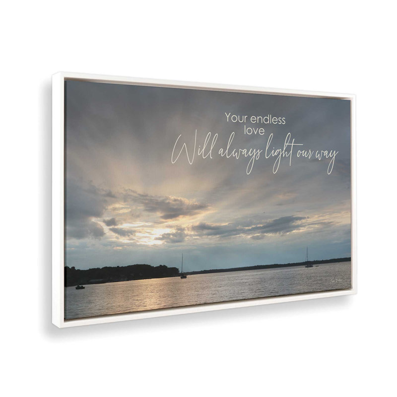 «Your Endless Love» par Lori Deiter, reproduction d'art, L 36 x H 24, Blanc, Toile avec cadre