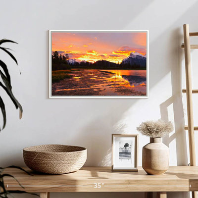 Coucher de soleil au lac Vermilion