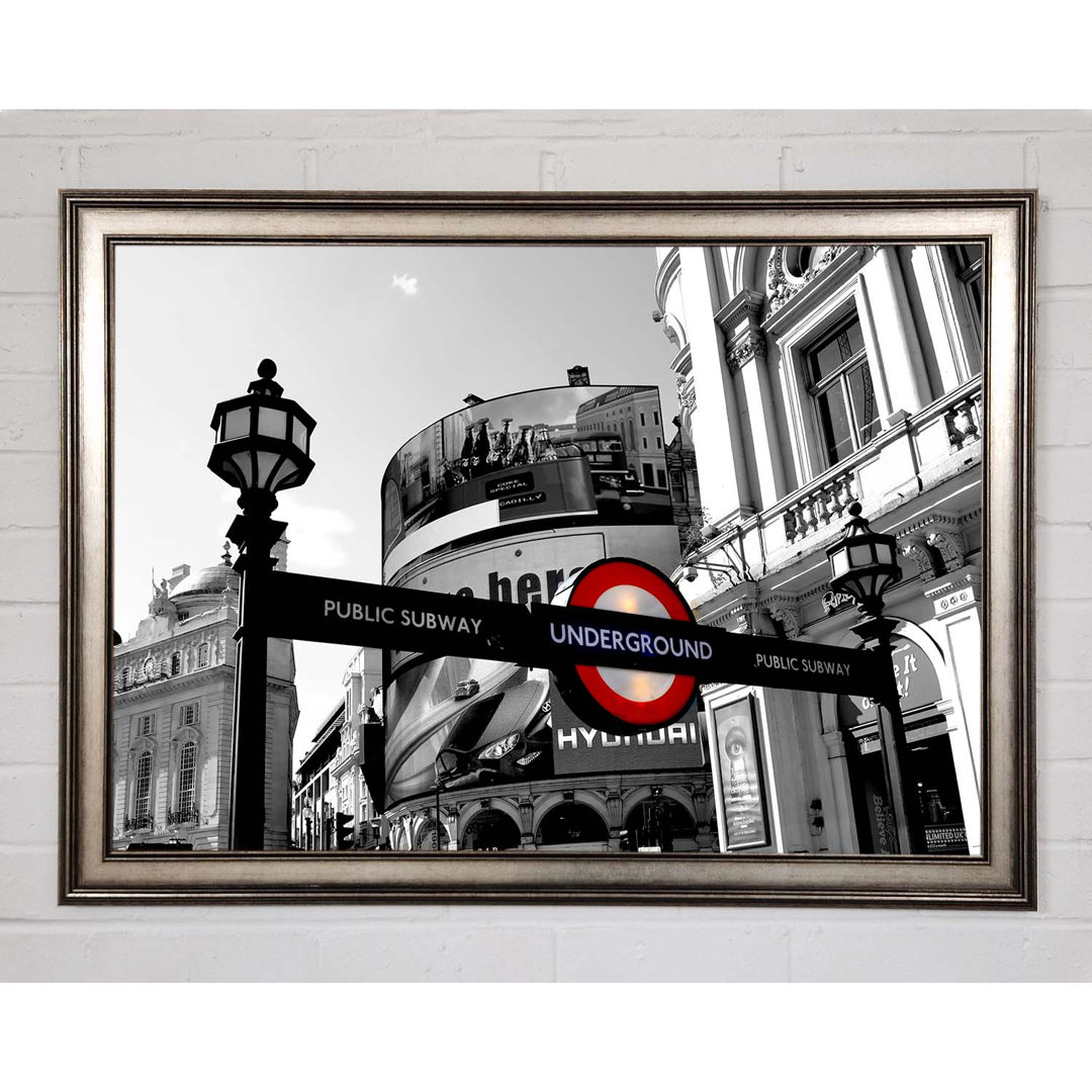 London Piccadilly Circus - Einzelner Bilderrahmen Kunstdrucke