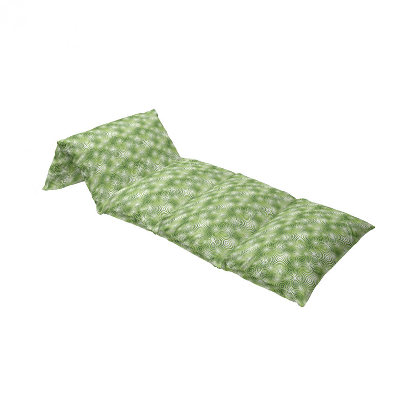 Housse de coussin d'extérieur circulaire, H 2 po x l 27 po x P 88 po