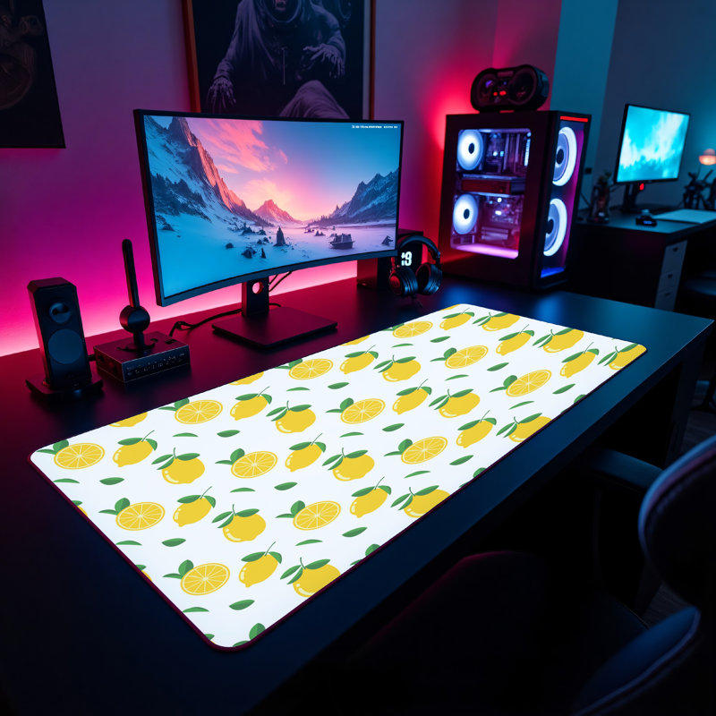Polyester Desk Pad, 31.5x15.5