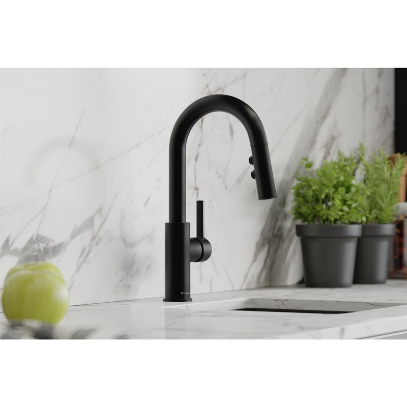 Avado Pull Down Bar Faucet, Matte Black