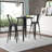 Toquerville Square Metal Indoor-Outdoor Bar Table Set with 2 Stools with Backs-1064872368