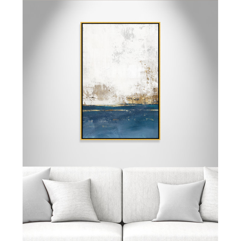 Golden Horizon I - Portrait Version Print by Casa Fine Arts, Gold, 37.5" H x 25.5" W