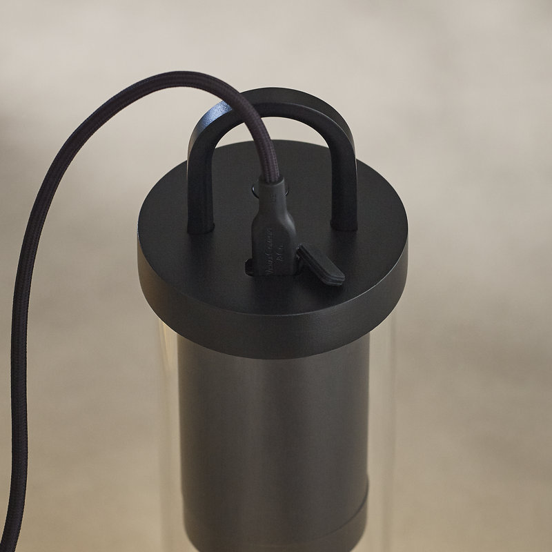 Kandella Accent Rechargeable Table Lamp, Black