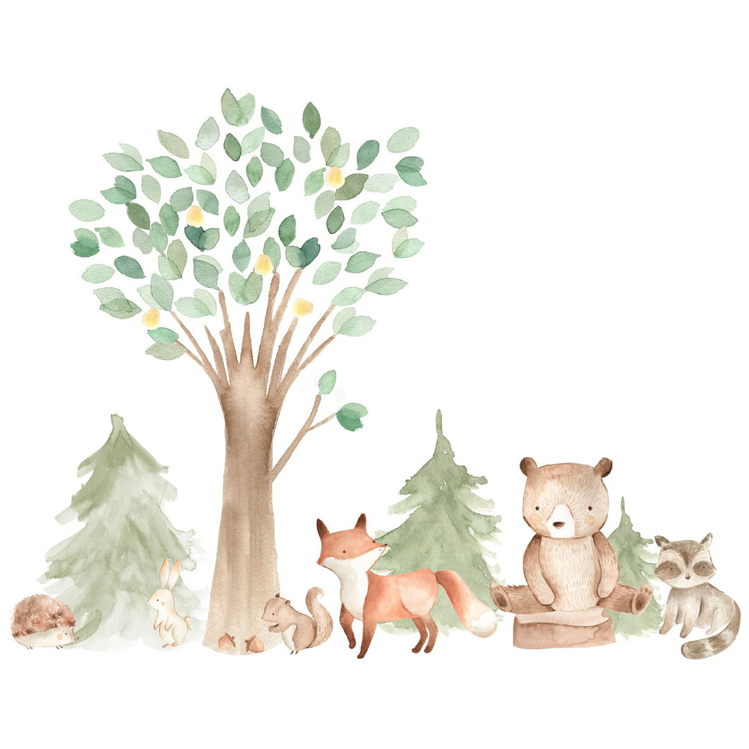 Non-Wall Damaging Wall Decal Redwood Rover 