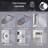 44.88'' Shower Panel with Fixed Shower Head
