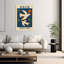 Paix Abstract Minimalist Modern Bird Landscape Nature Wall Art Print by Treechild - Wrapped Canvas Print-108950081