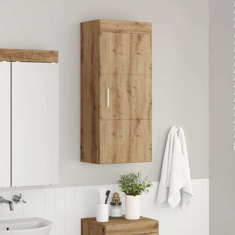 Freestanding Bathroom Cabinet, Artisan Oak