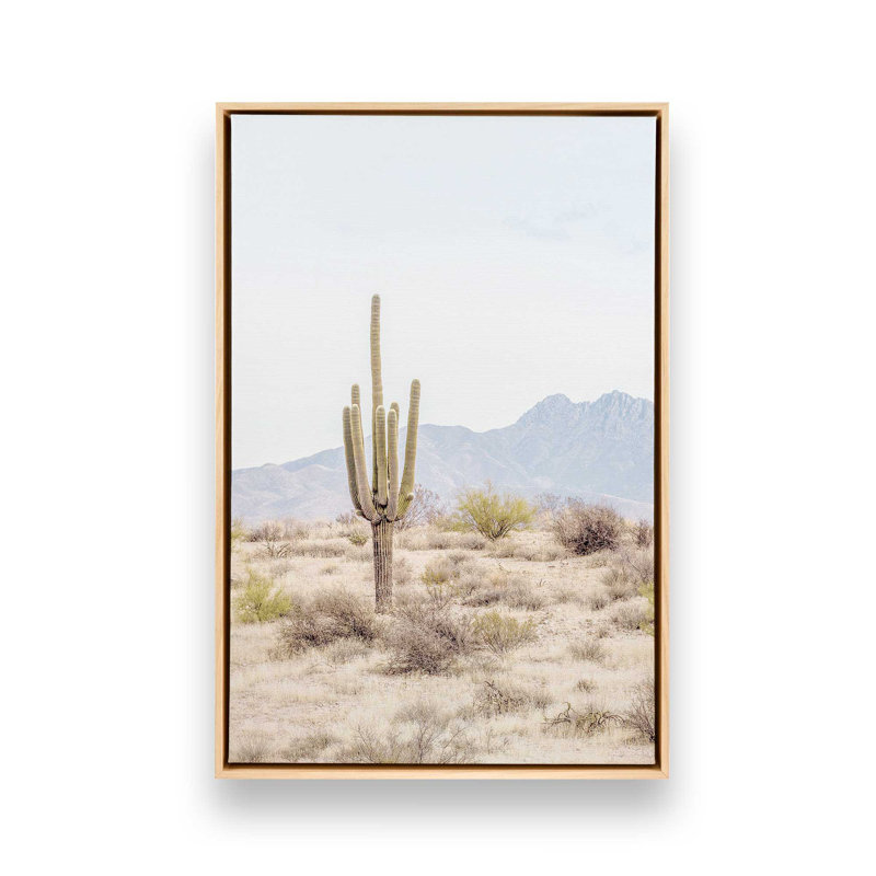 Impression sur toile Barren Beauty, H 12,75 po x l 8,75 po x P 1,75 po, Cadre américain en érable flottant