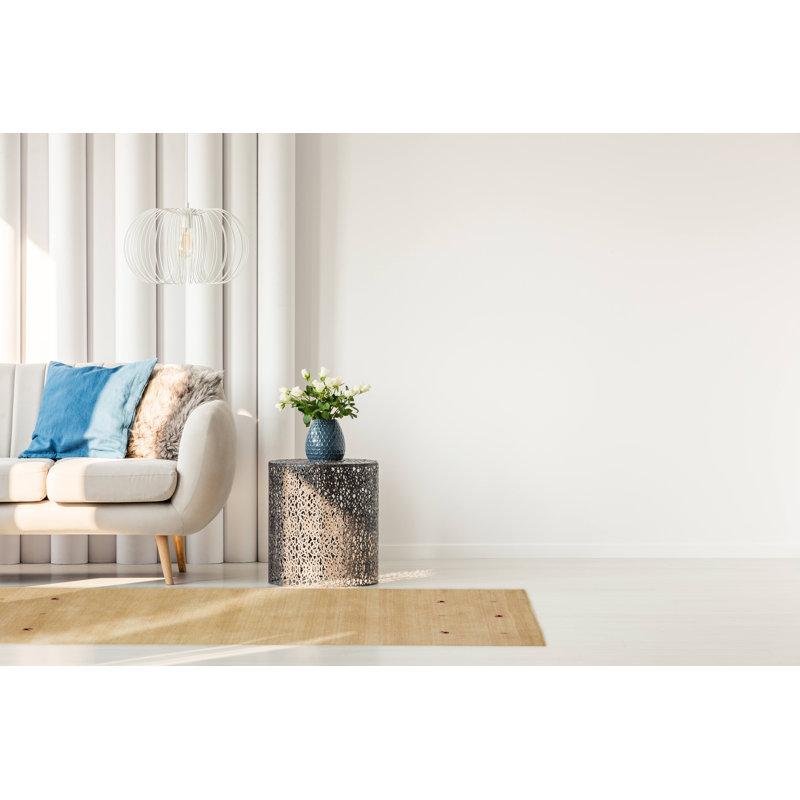 Gabbeh Uni Hand Woven Wool Beige Indoor Rug, Runner 80 x 400cm