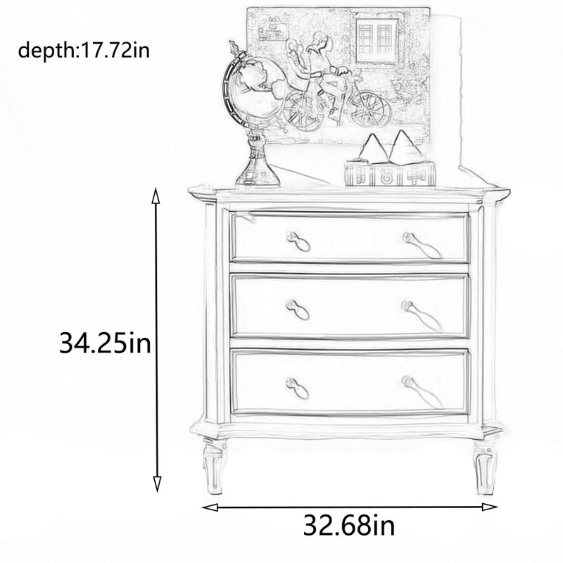 Solid wood multi-functional decorative cabinet