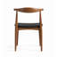 Chaise d’appoint rembourrée en bois massif à oreilles Chittum-26100637