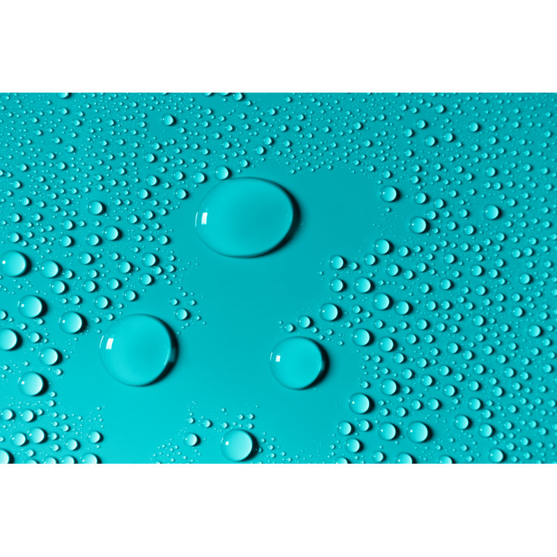 Water Drops - Wrapped Canvas Print, 30cm H x 46cm W x 3.8cm D