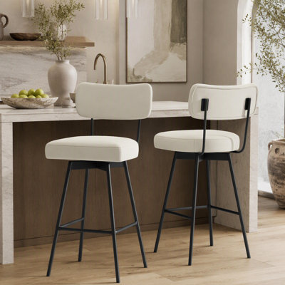 Tabouret de bar rotatif Giselle (ensemble de 2)
