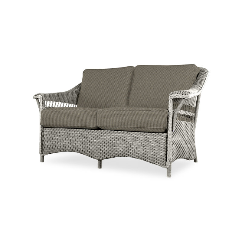 Nantucket Outdoor 2 - Seat Loveseat, Loveboat Mint, Pewter