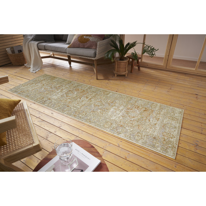 Sues Cream Indoor/Outdoor Rug, Runner 75 x 200 cm