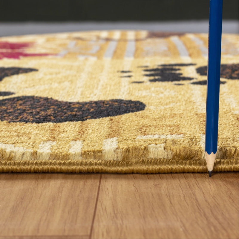 Tapis multicolore, Rectangulaire 2 pi x 3 pi