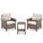 Coady All-Weather Wicker Outdoor Wide Armrest Lounge Chairs With Storage Side Table-660699933