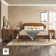 Solid Wood 4-Piece Spindle Vivienne  Bed With Two Walker Edison Easy Assembly 1-Drawer Nightstands And 6-Drawer Dresser