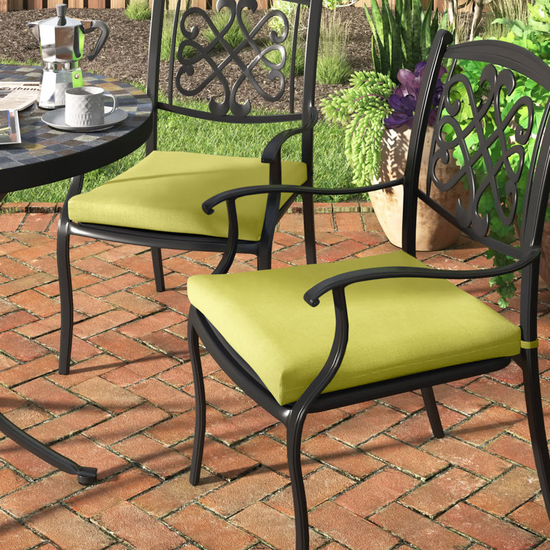 Indoor/Outdoor Adirondack Chair Cushion, Lime, 3" H x 20" W x 19" D