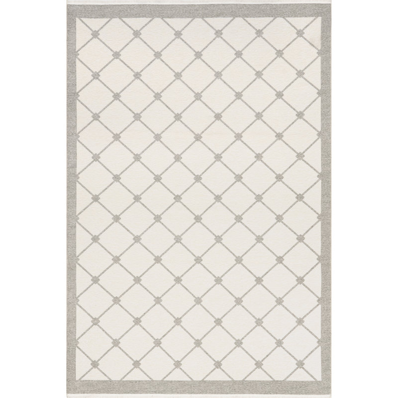 Amiyah Reversible Machine Washable Area Rug, Rectangle 4' x 6'