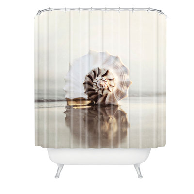 Rideau de douche simple bree madden coquillage
