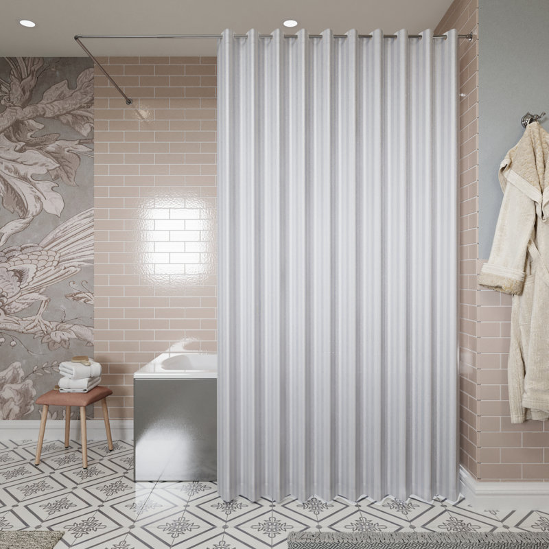 Regency Stripe Hook 'N' Hang Shower Curtain