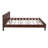 Pine Solid Wood King Size Bed, Solid and Stable, No Box Spring Needed-1884345770