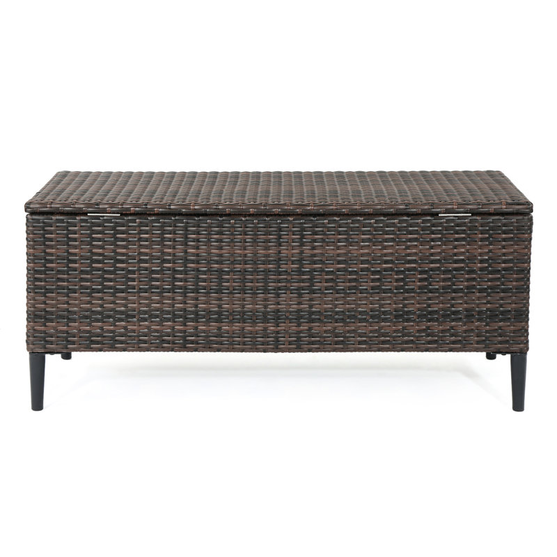 Outdoor Storage - Accommodate Pool & Beach Gear Poolside Unit Organize Servingware, Brown Multi
