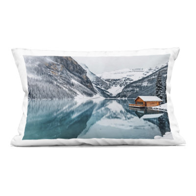 Coussin décoratif abstrait Abstract Wippling Waves, design par Lera