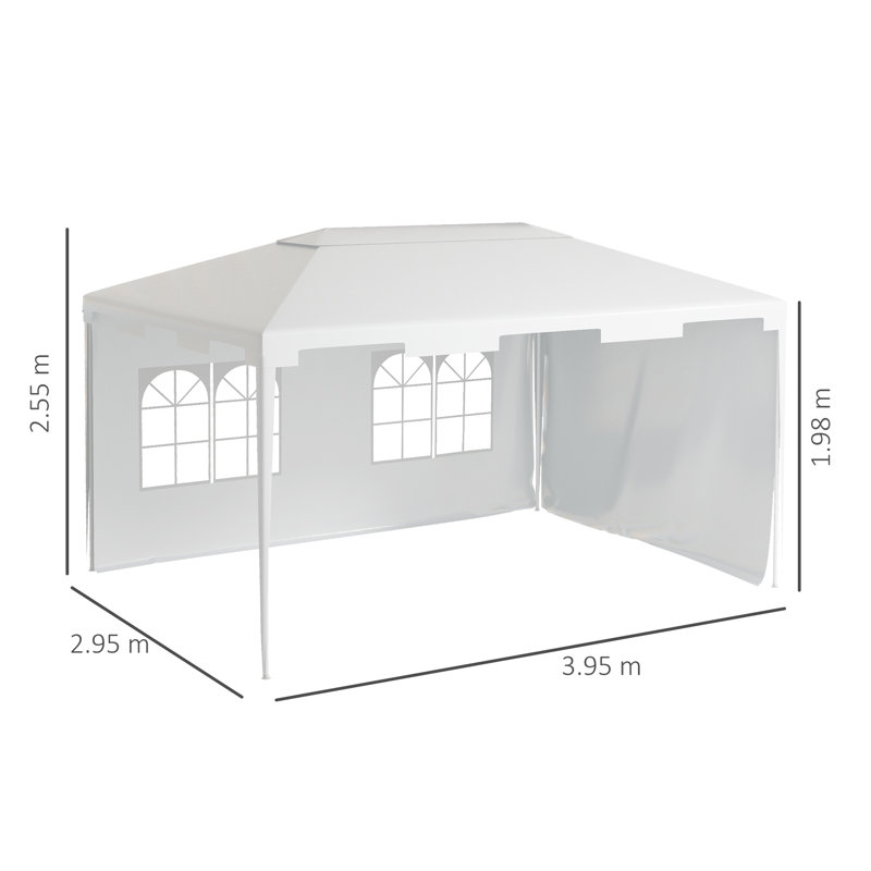 Athaleyah 2.95m x 3.95m Metal Party Tent