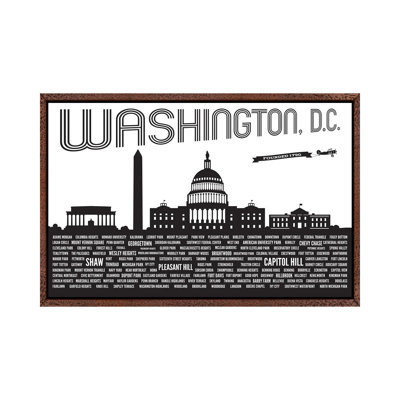 Washington DC Neighborhoods by Benton Park Prints - Print on Canvas
