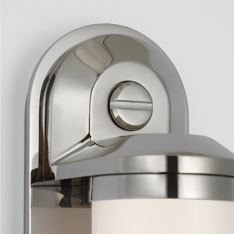 Ralph Lauren Belgrave 32" Linear Bath Light, 32" H x 3" W x 3.75" D, Polished Nickel, 2100 W