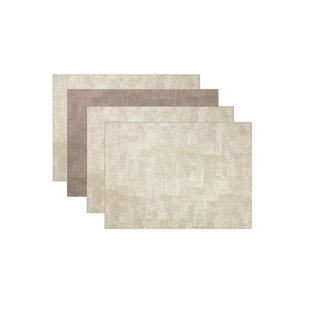 Ensemble de napperons en similicuir 4 pièces D mati (Ensemble de 4)
