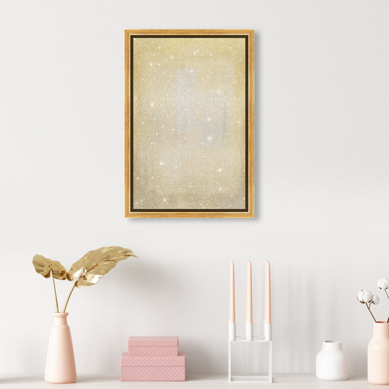 Golden Haze Print by Oliver Gal, 16" H x 11" W, Gold Floater Frame