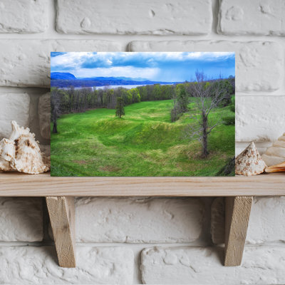 Scenic View Of Landscape, Vanderbilt Mansion National Historic Site, Hyde Park, New York State, Usa Abstract Landscape Nature Wall Art