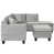 Velours gris velours